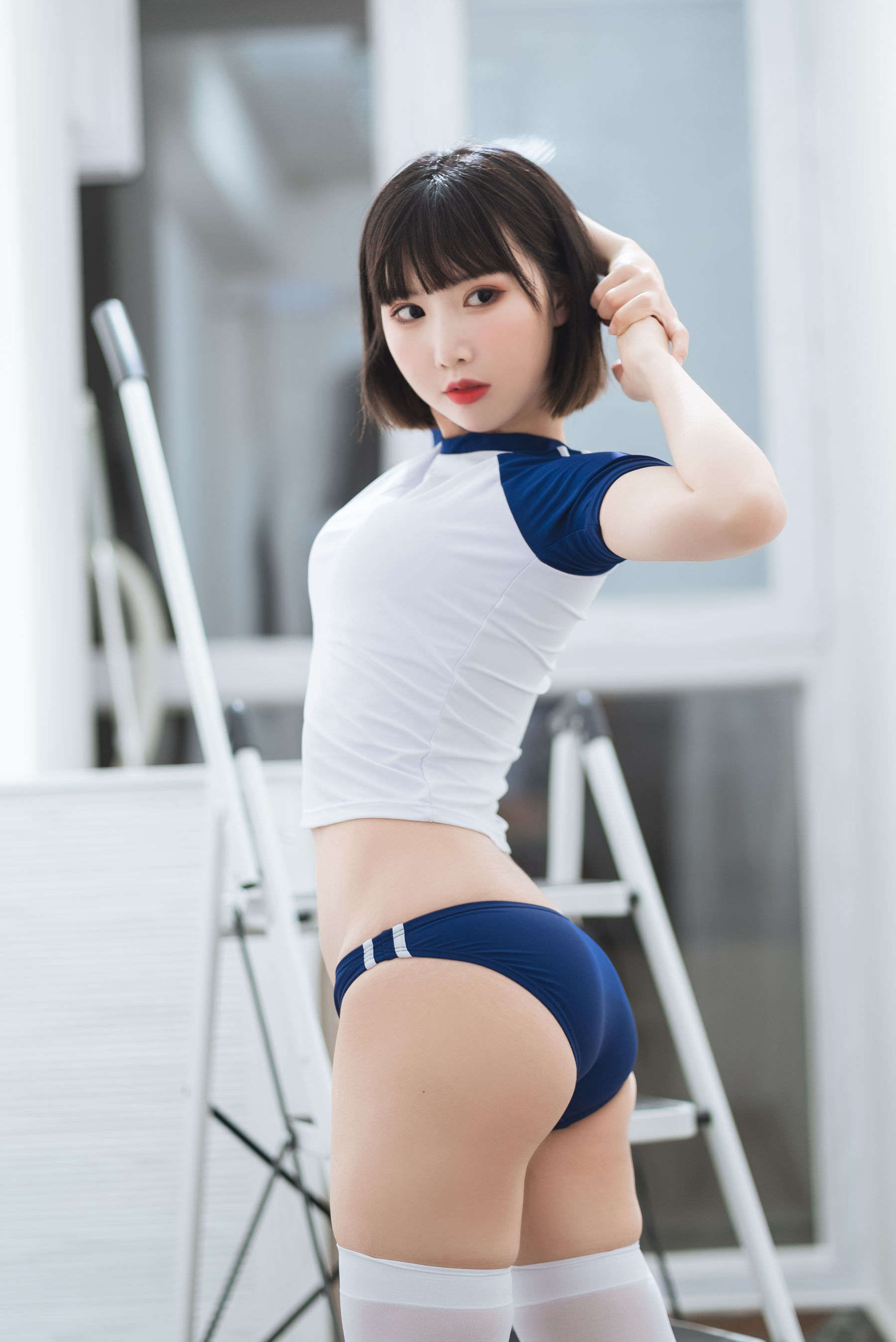  可爱人气Coser面饼仙儿 - 体操服 第2张