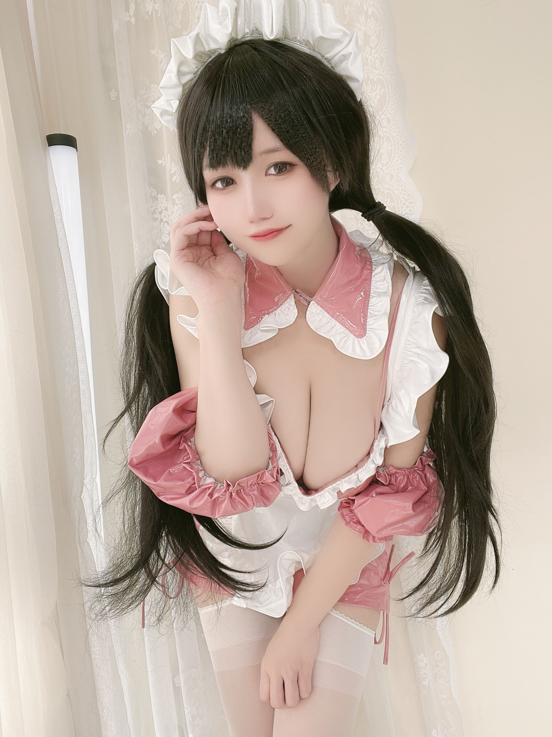  动漫博主小仓千代w - 粉色漆皮女仆 第31张