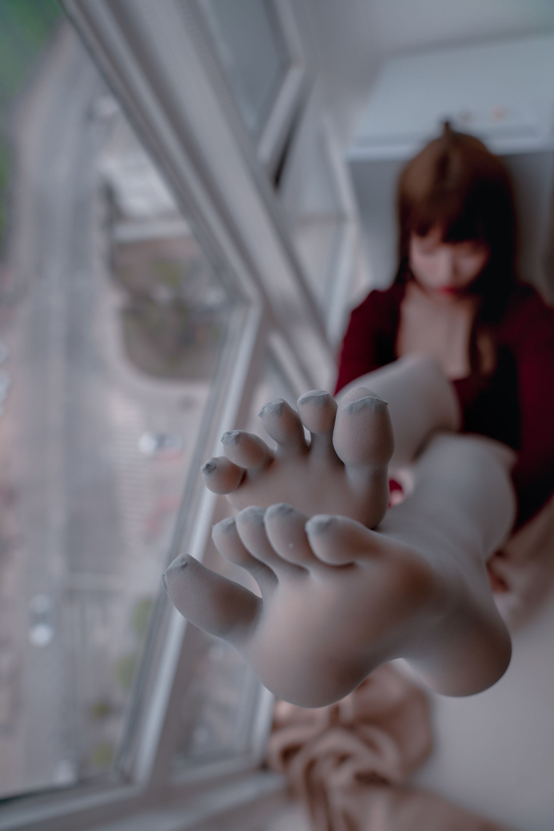  轩萧学姐 - 灰色五指袜 第63张