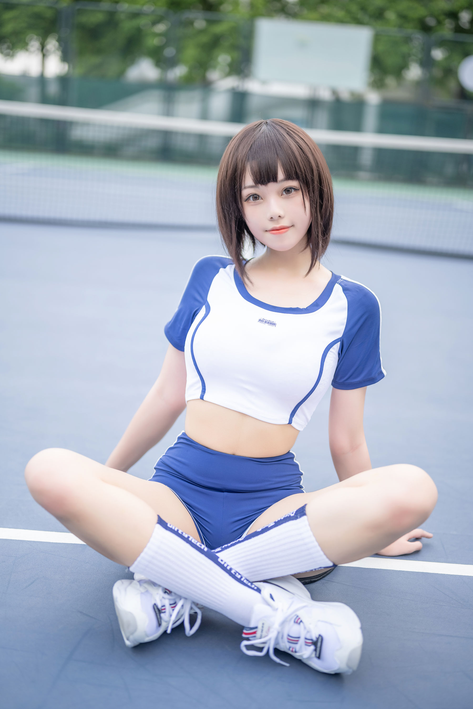  萌系小姐姐蜜汁猫裘 - 体操服 第2张