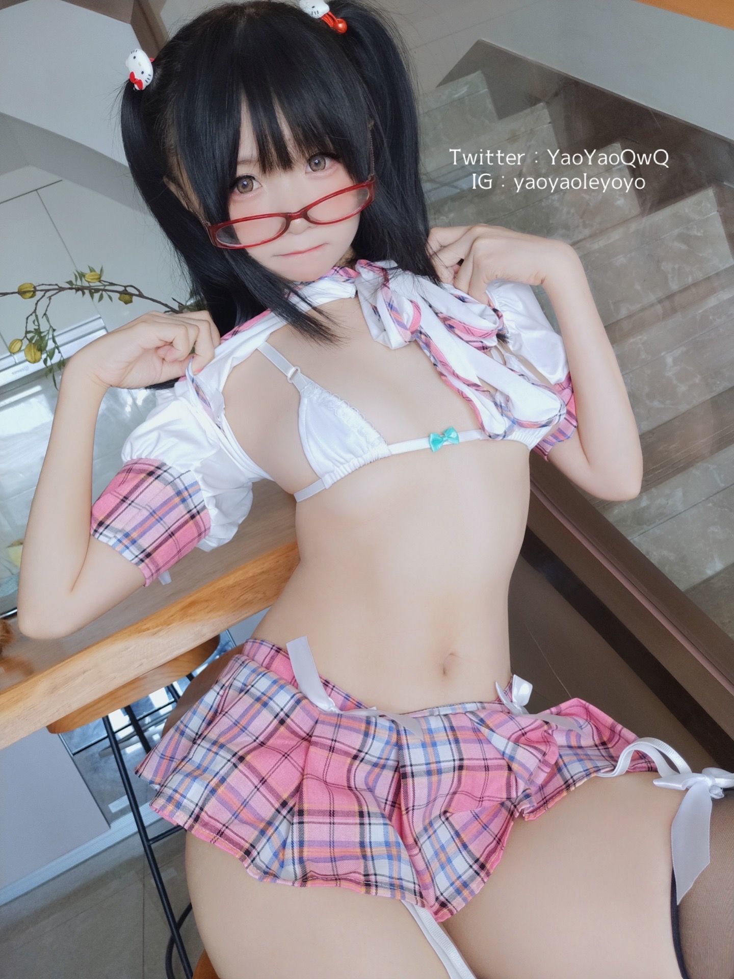  萌妹子Coser摇摇乐yoyo fantia 一番可愛いのは尻尾です！ (2021-8.01) 第21张