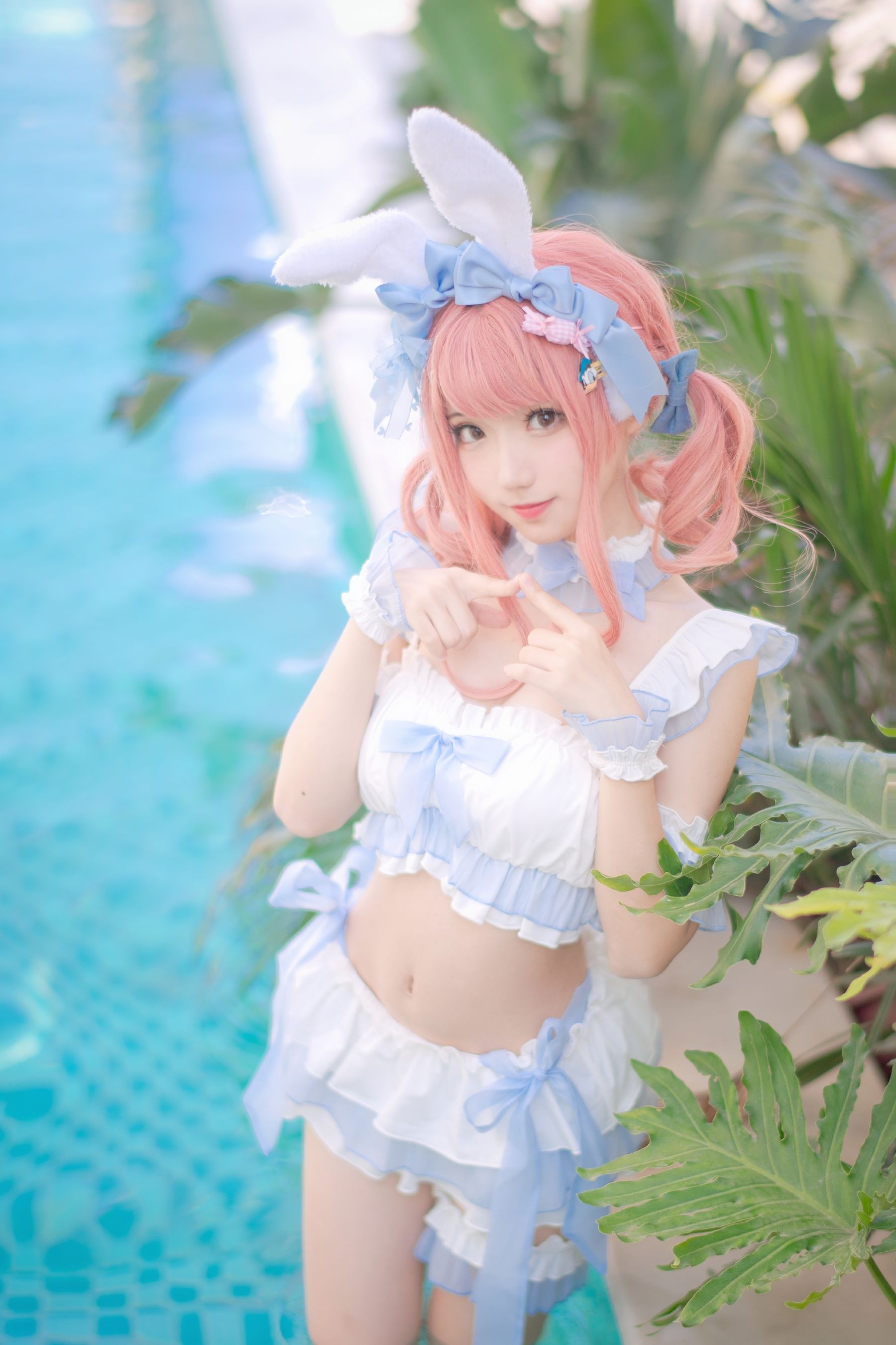  花柒Hana - 夏日甜芯 泳装 第37张