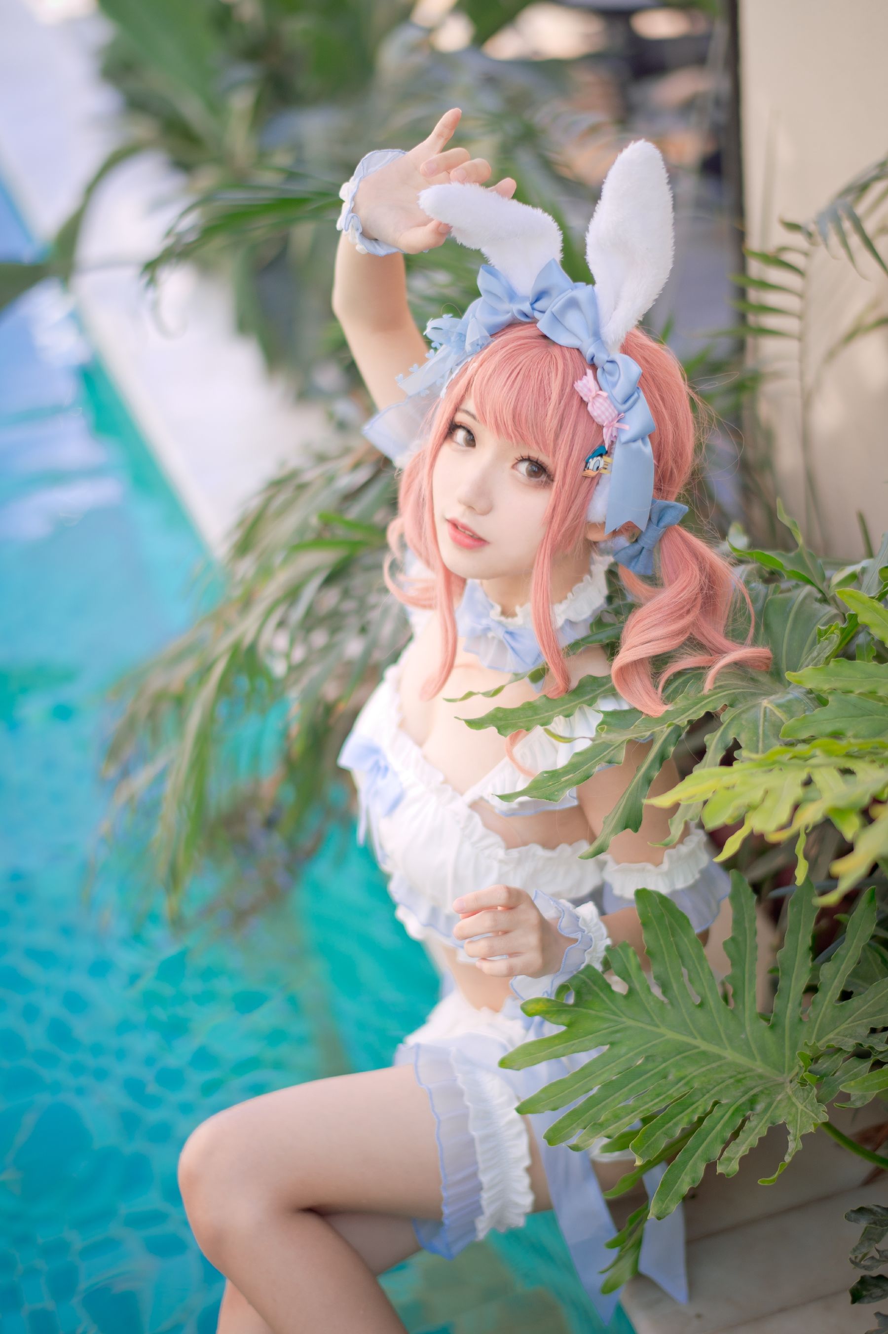  花柒Hana - 夏日甜芯 泳装 第36张