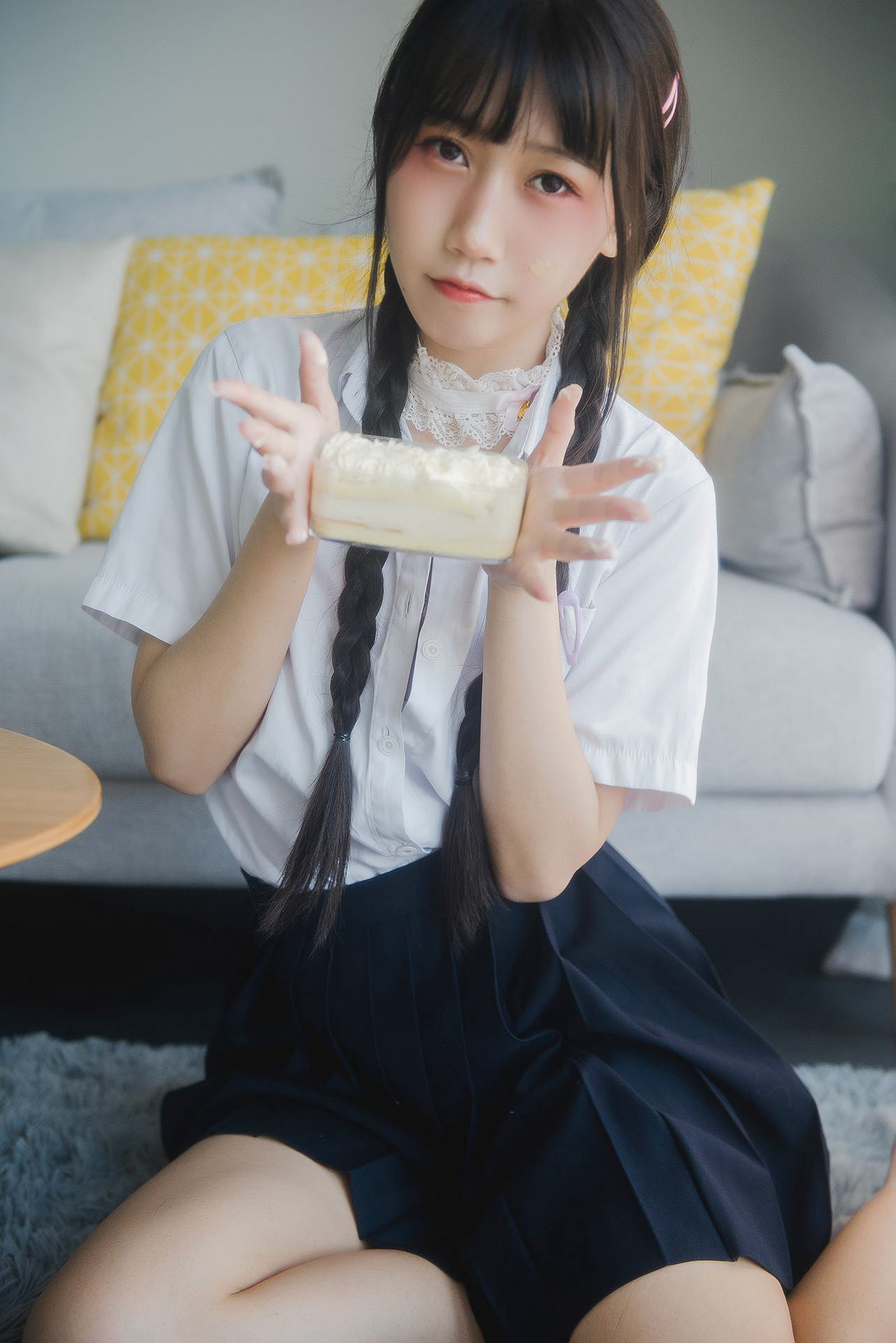  微博人气Coser不呆猫 - 奶油少女 第18张