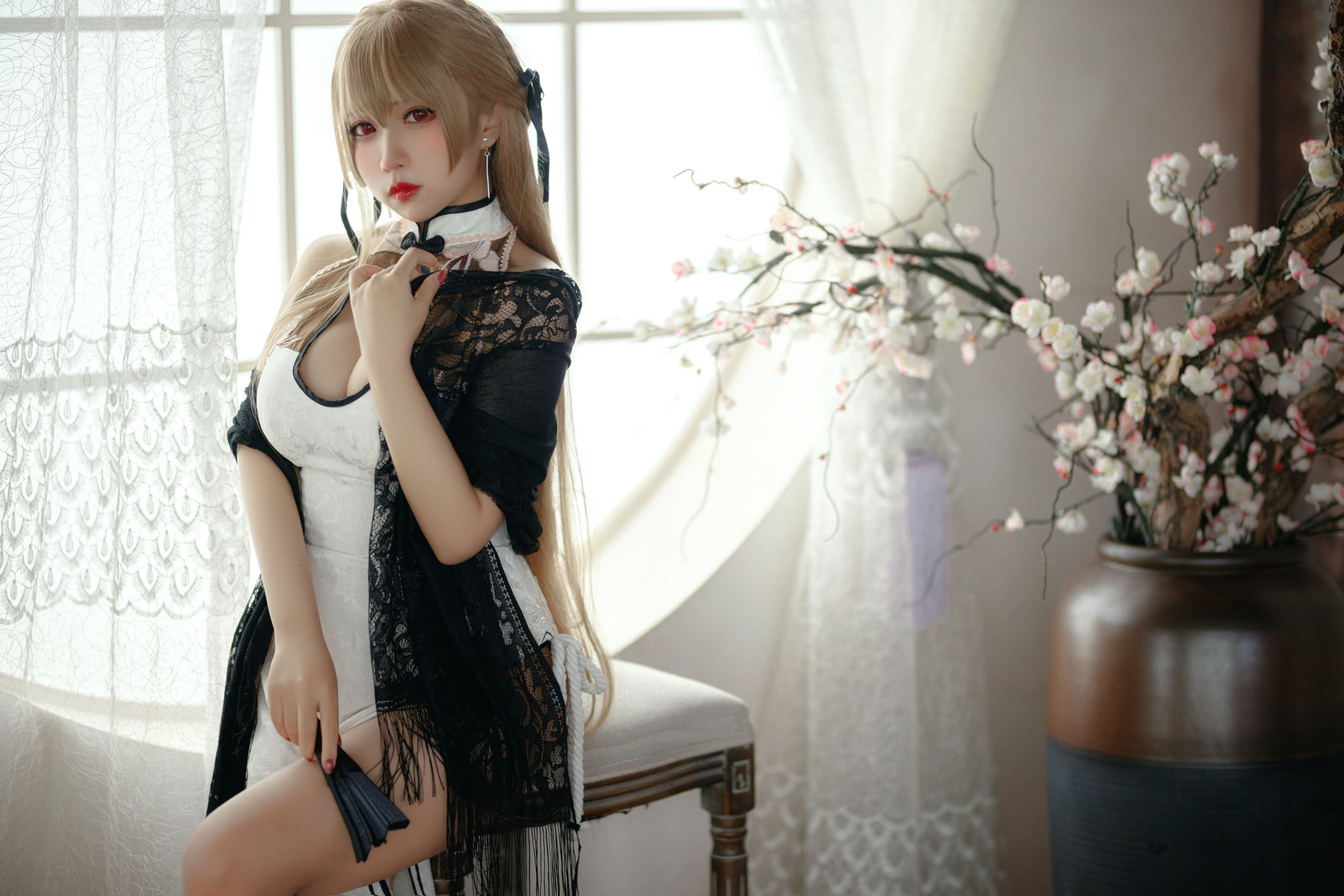  动漫博主貓田聖奈奈(桃之啾啾) - 白玉佳人 第27张