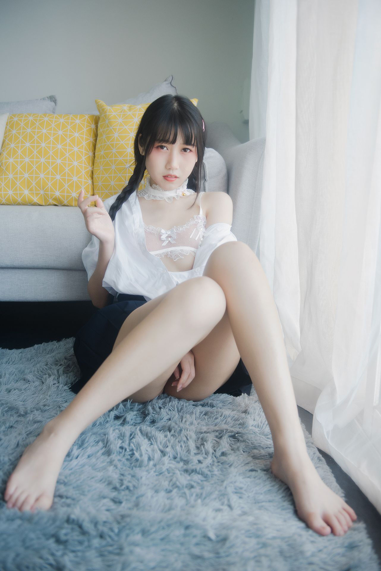  微博人气Coser不呆猫 - 奶油少女 第35张