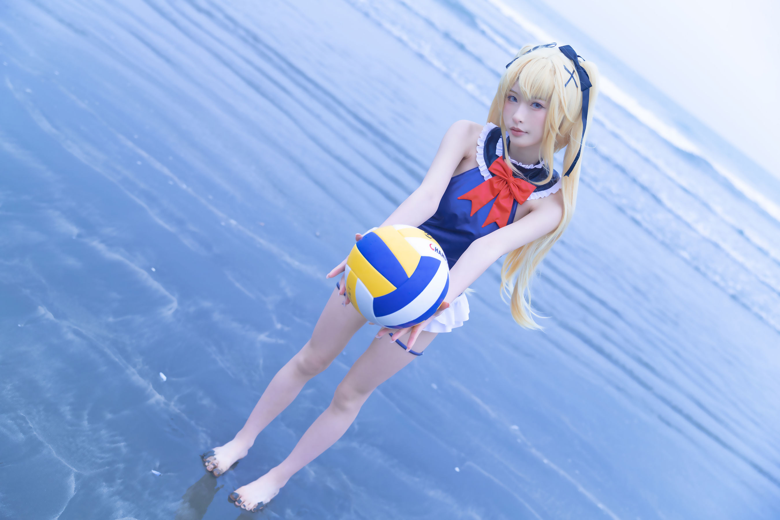  尤物清水由乃 - 玛丽萝丝蓝色泳衣 第18张