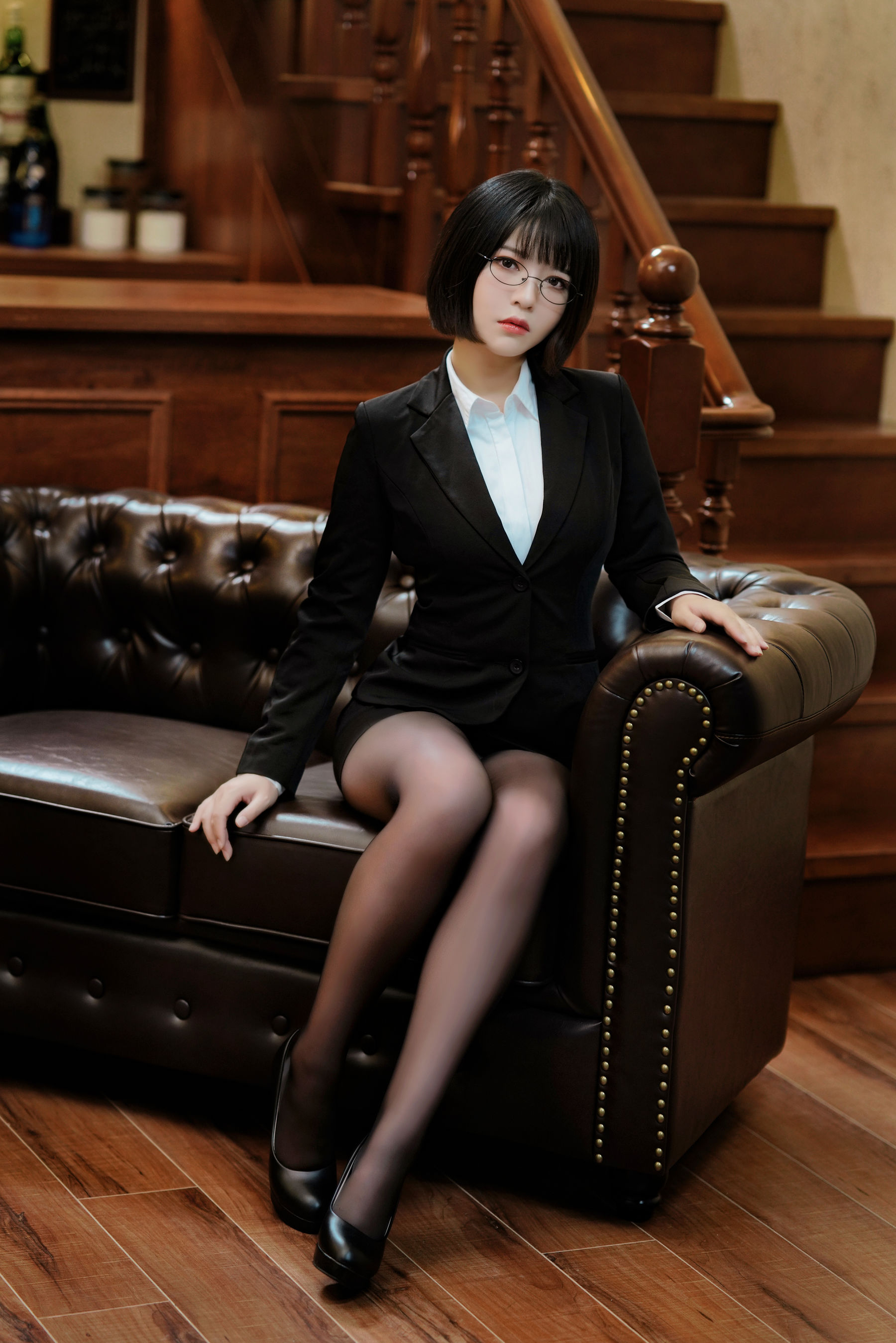  半半子 - OL様 第4张