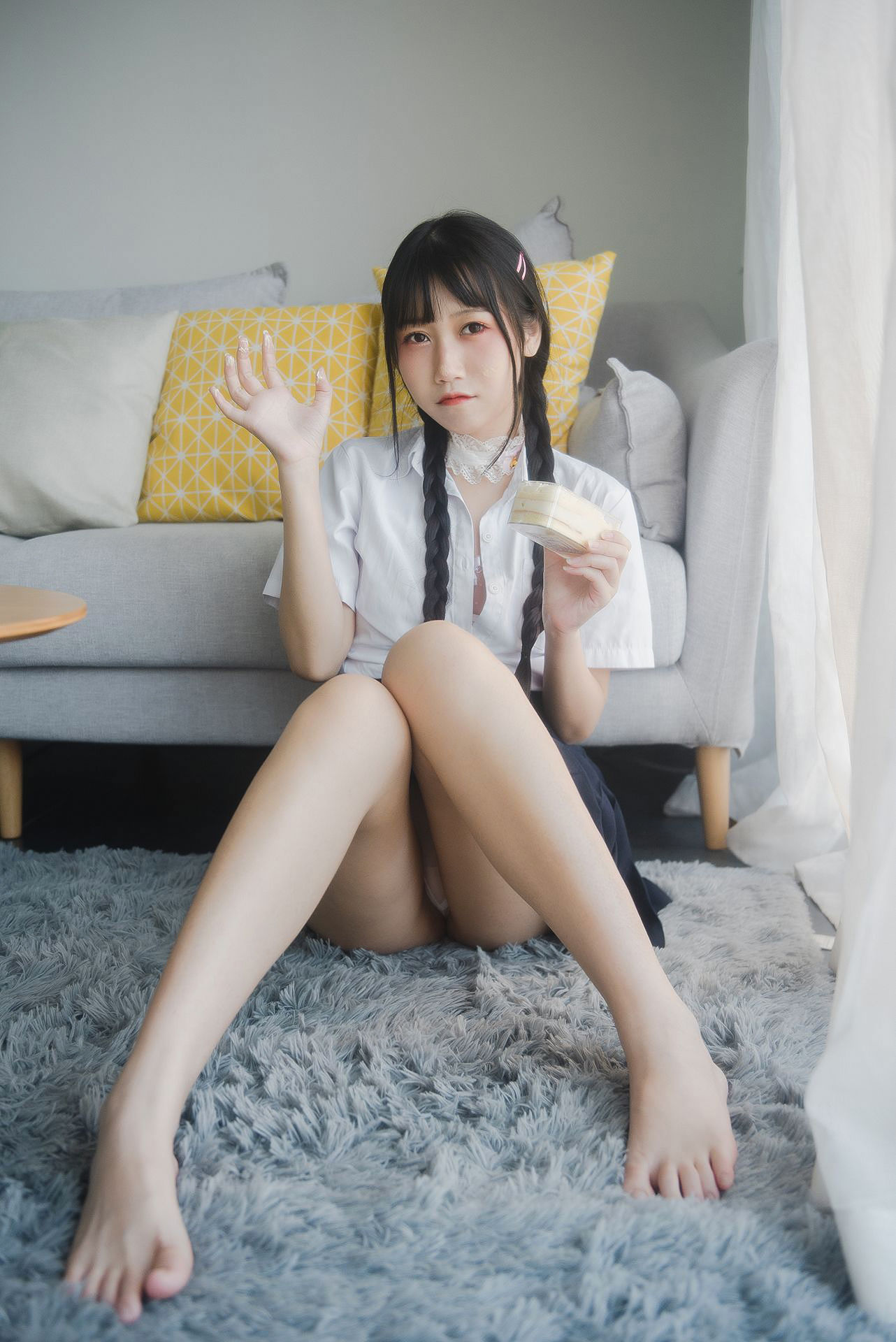  微博人气Coser不呆猫 - 奶油少女 第14张