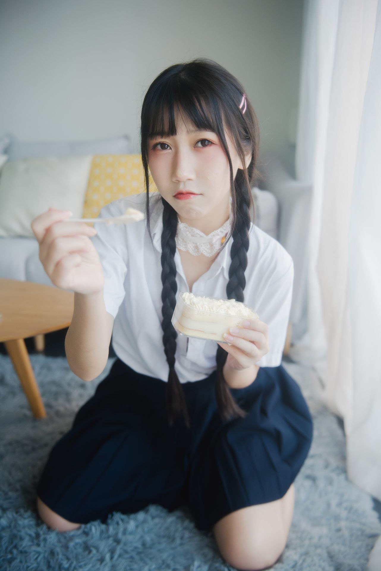  微博人气Coser不呆猫 - 奶油少女 第25张