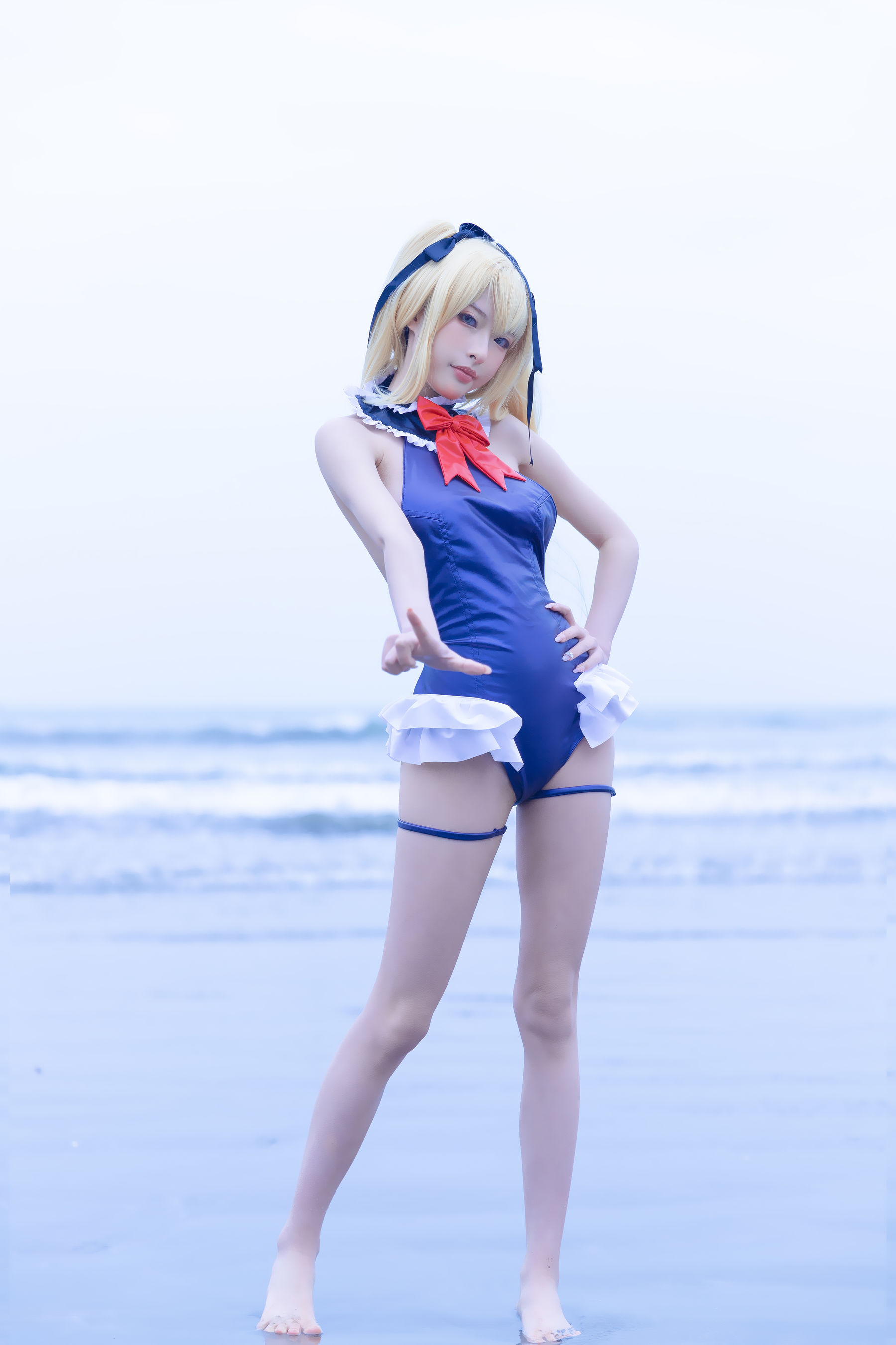  尤物清水由乃 - 玛丽萝丝蓝色泳衣 第15张