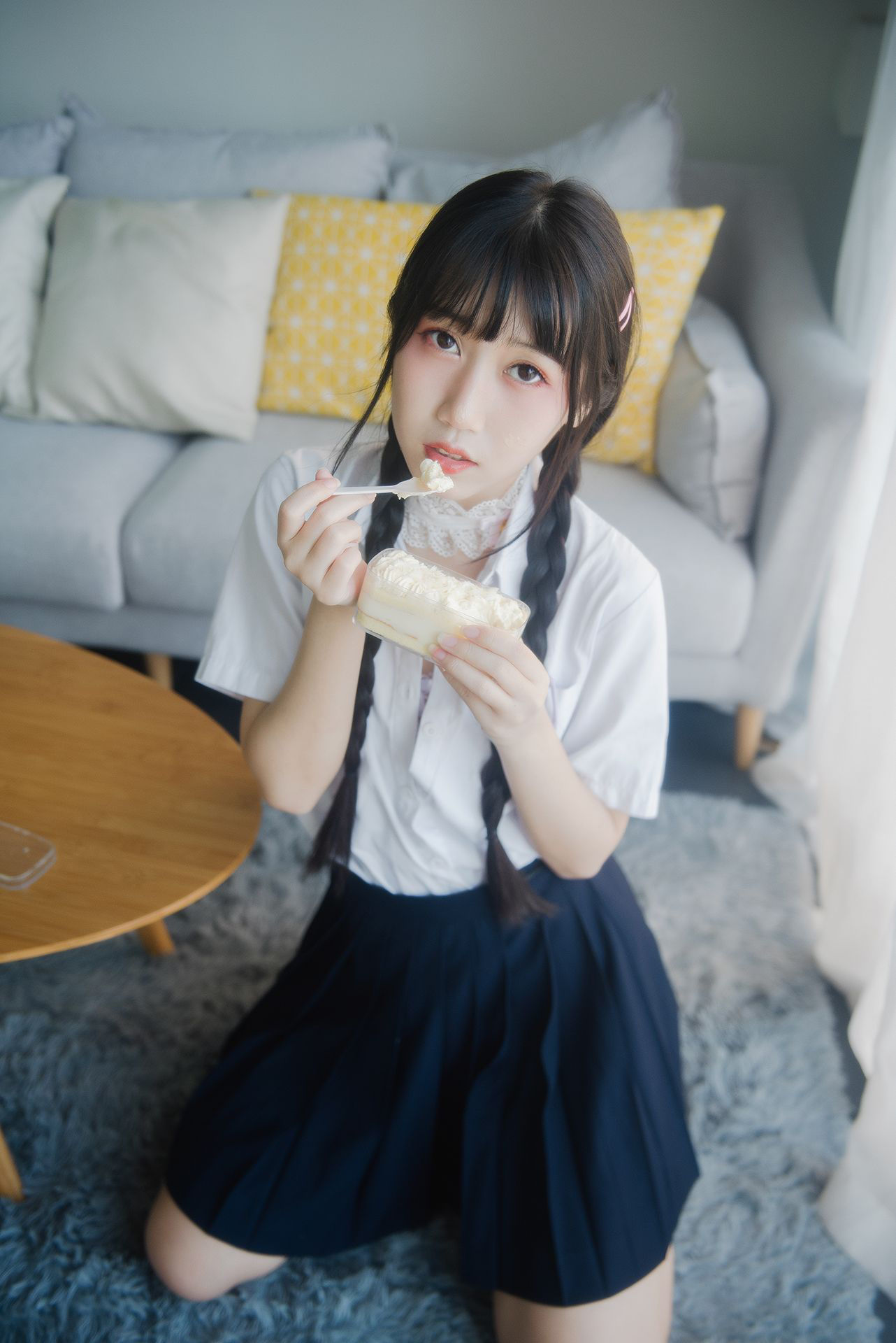  微博人气Coser不呆猫 - 奶油少女 第24张