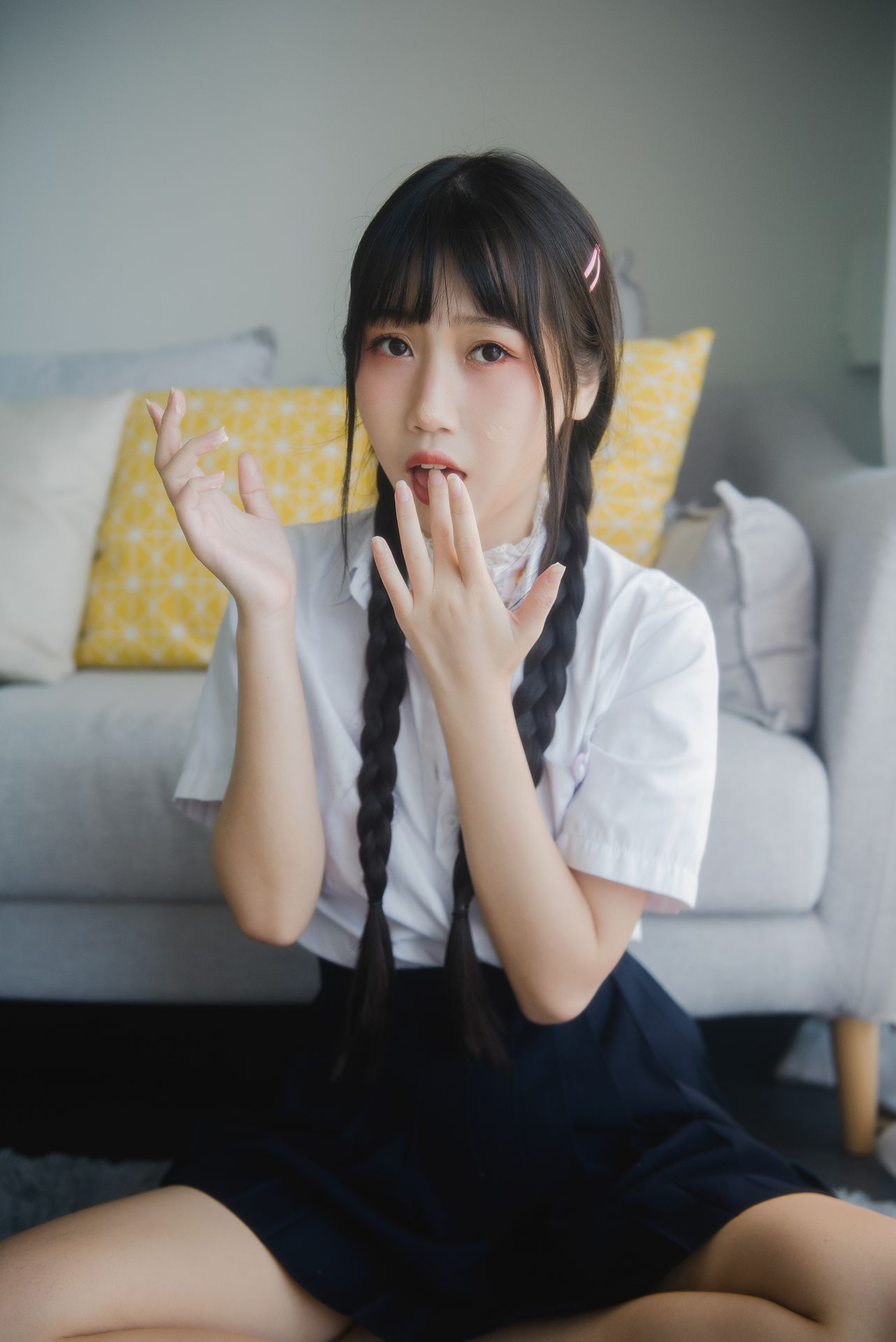  微博人气Coser不呆猫 - 奶油少女 第15张