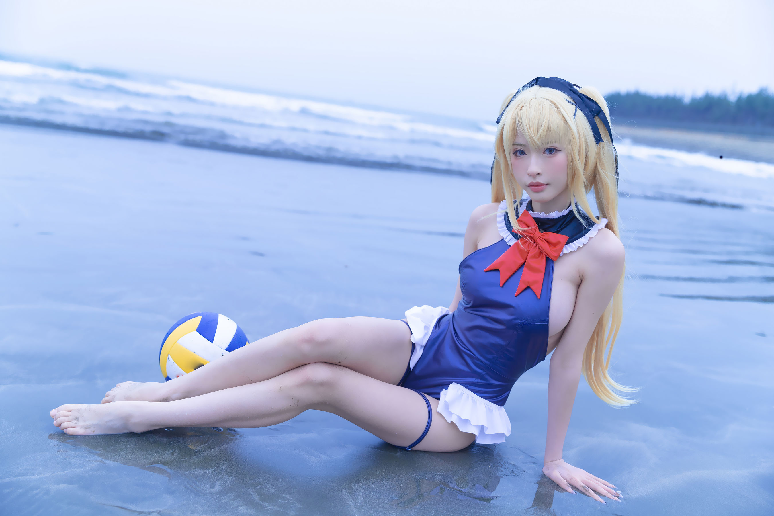  尤物清水由乃 - 玛丽萝丝蓝色泳衣 第32张