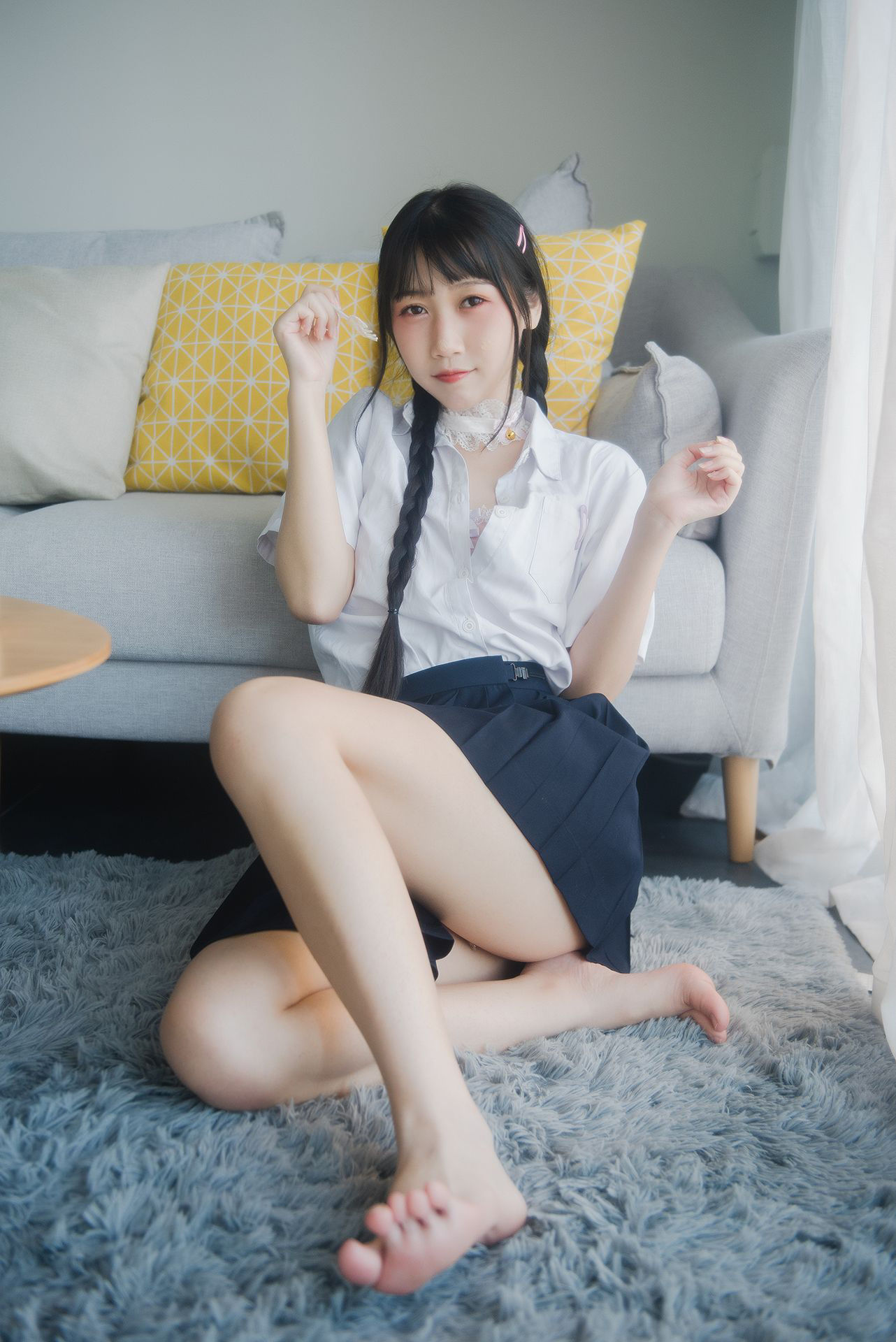  微博人气Coser不呆猫 - 奶油少女 第27张