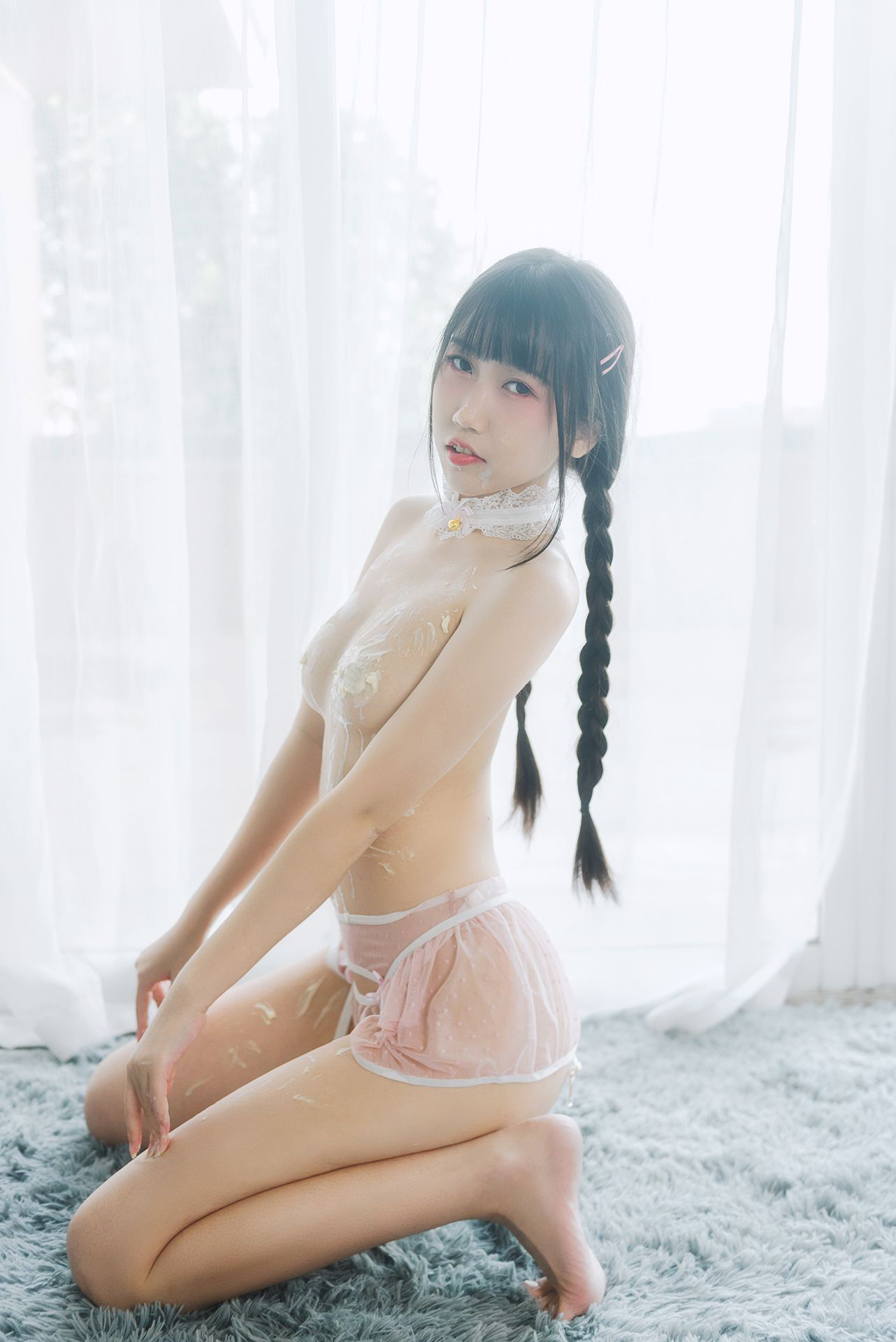  微博人气Coser不呆猫 - 奶油少女 第56张