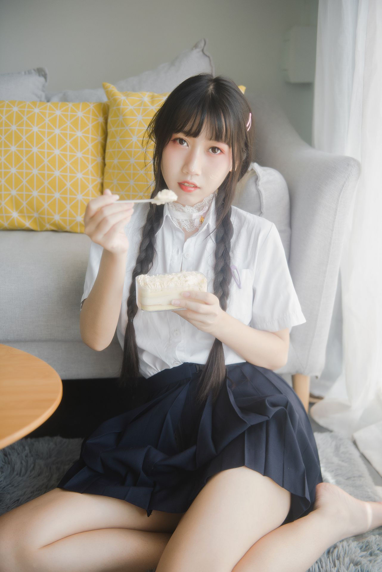  微博人气Coser不呆猫 - 奶油少女 第3张