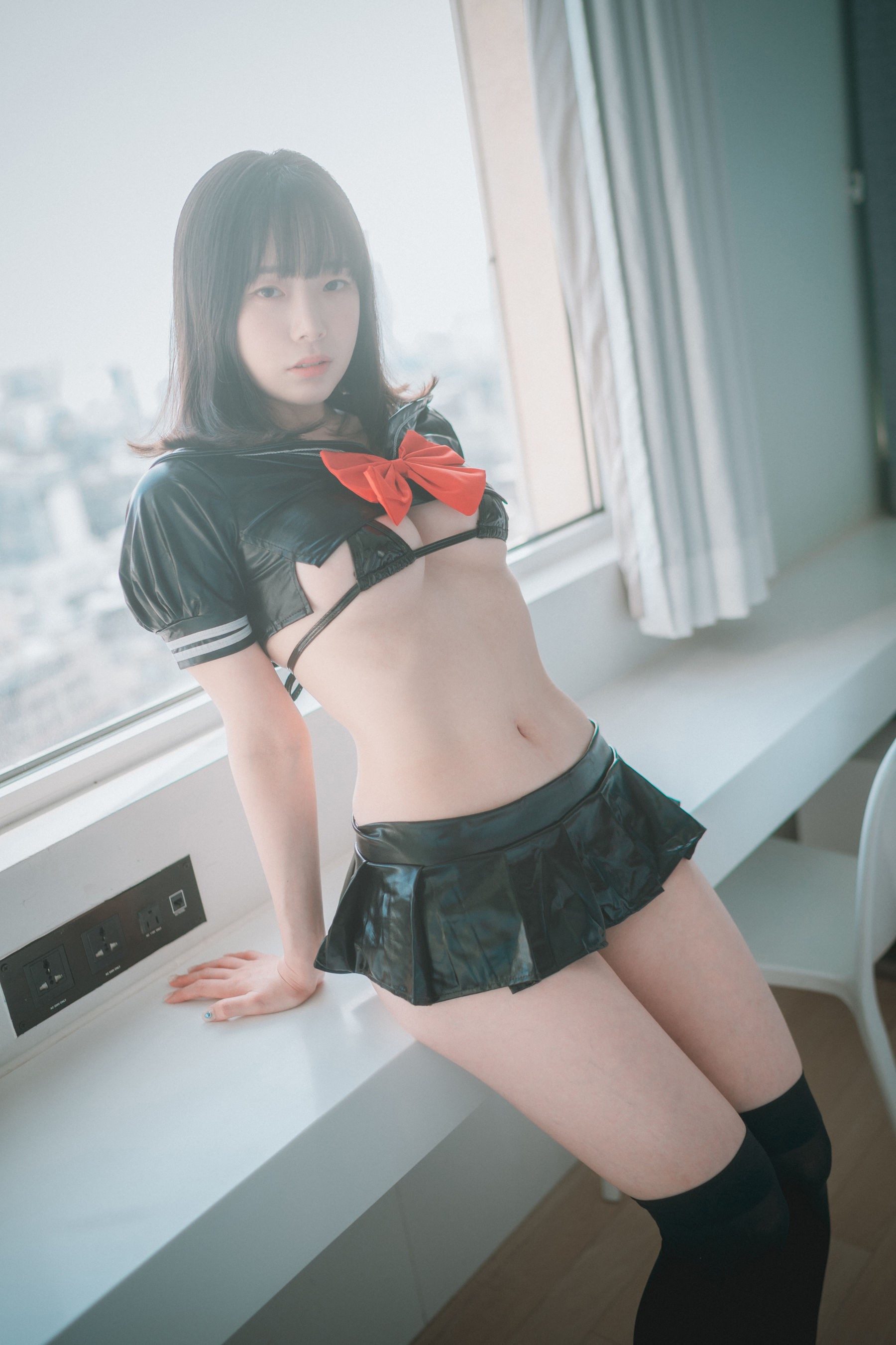 [DJAWA]  PIA - Leather Black Schoolgirl 第4张