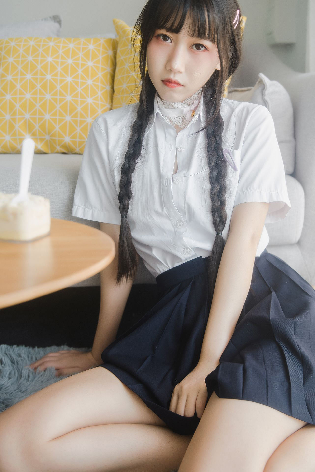  微博人气Coser不呆猫 - 奶油少女 第1张