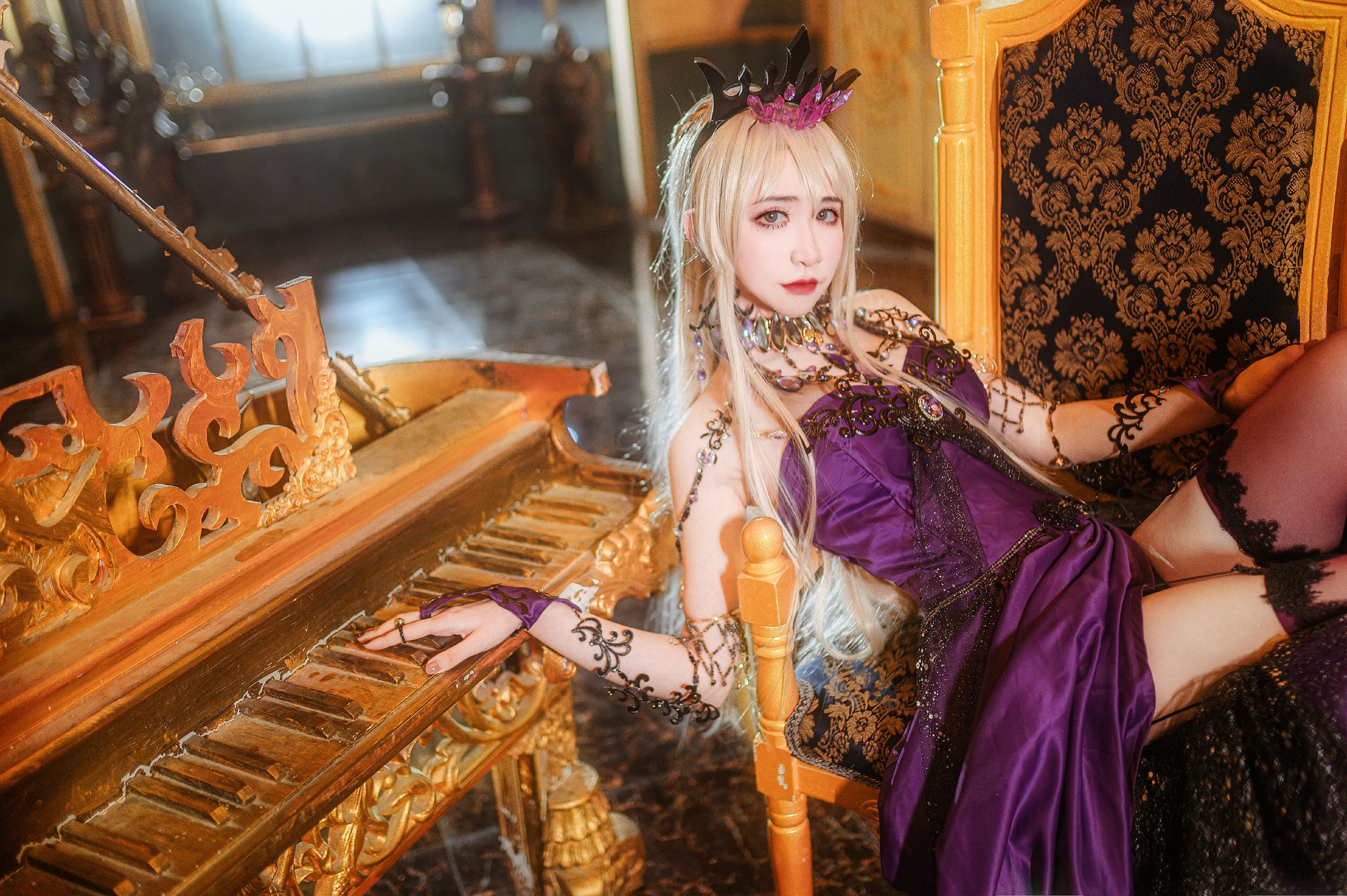  动漫博主阮邑_Fairy - 黑枪呆礼服 第17张