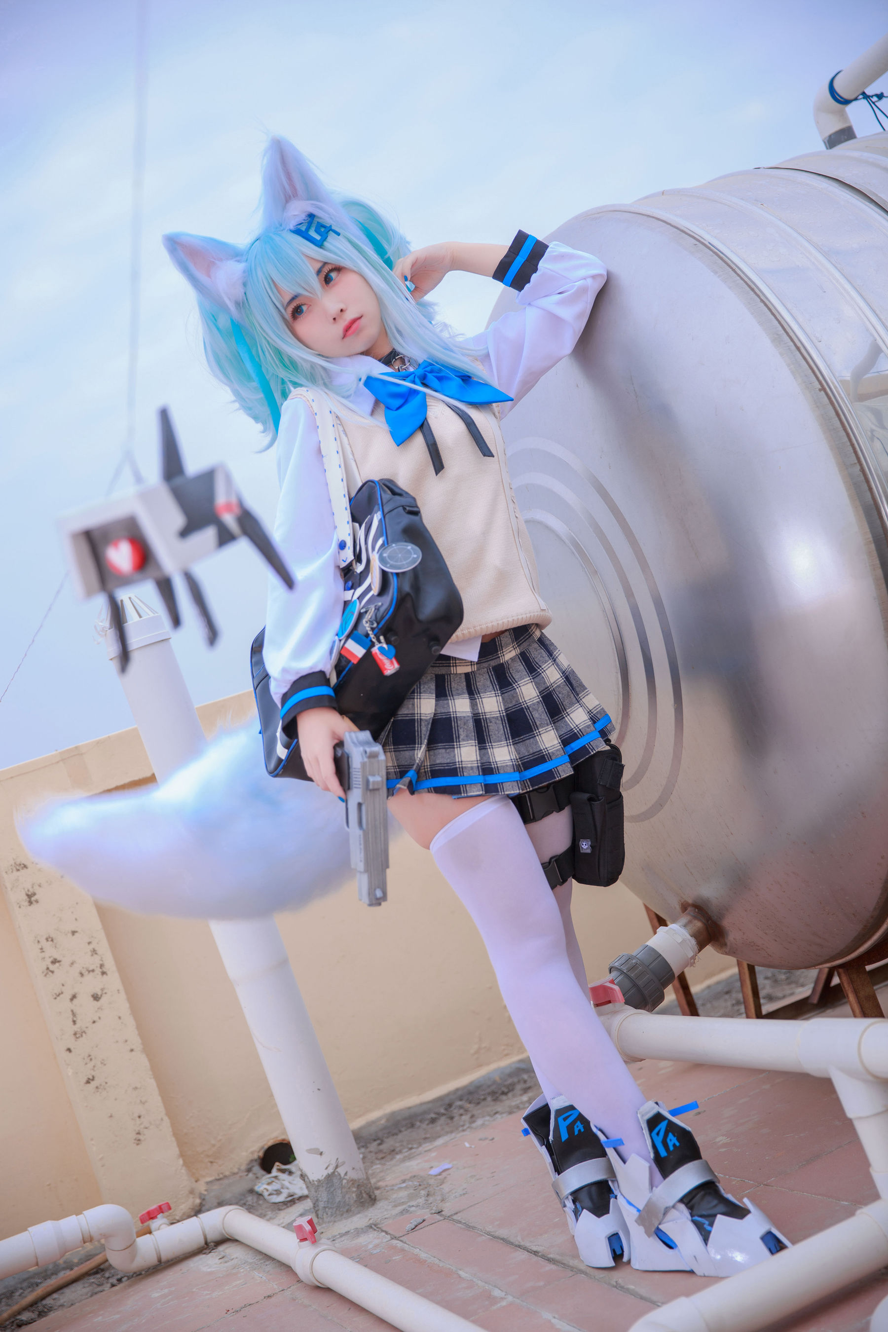  动漫博主G44不会受伤 - 少女前线 PA15校服 第18张