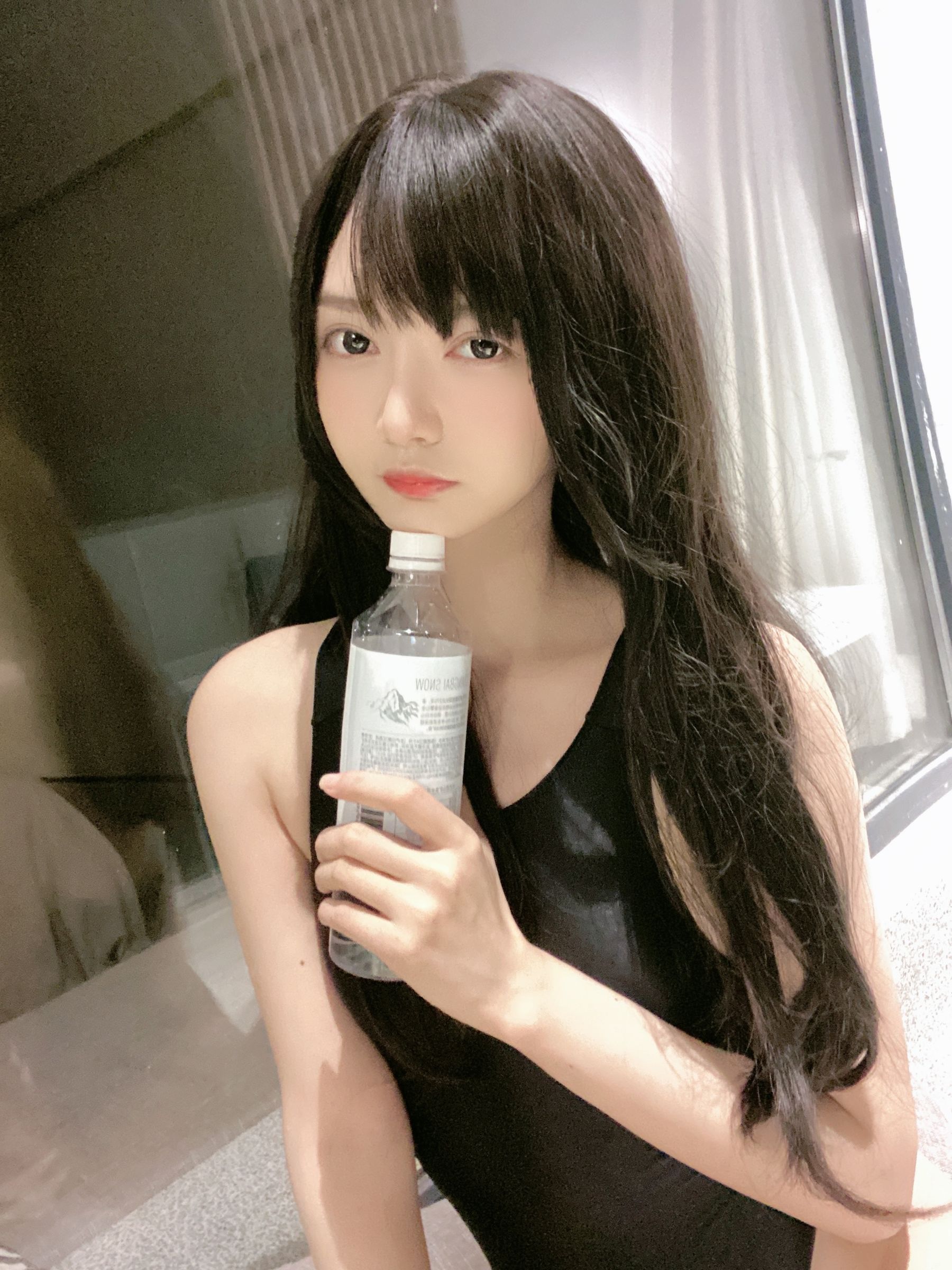  51酱 - 黑红泳装 第49张