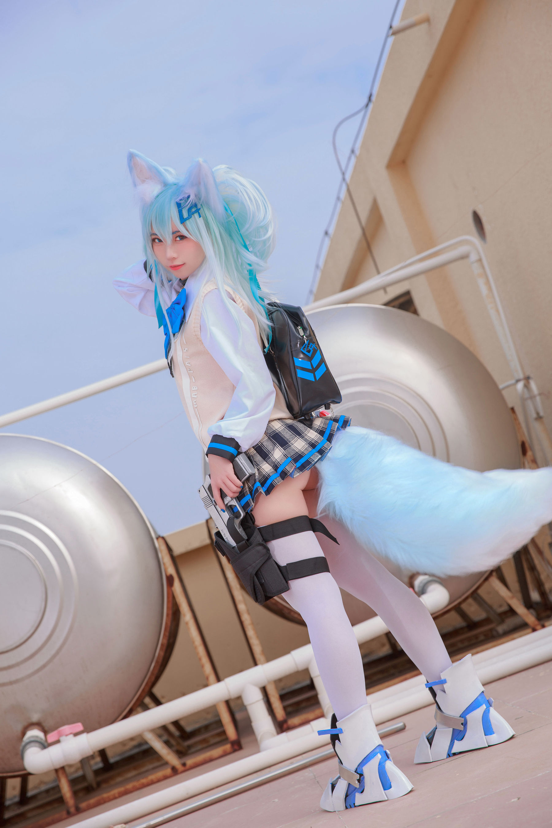  动漫博主G44不会受伤 - 少女前线 PA15校服 第31张