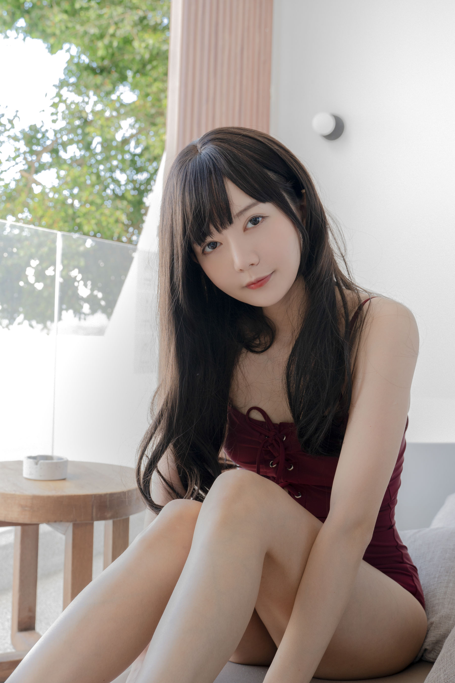  51酱 - 黑红泳装 第67张