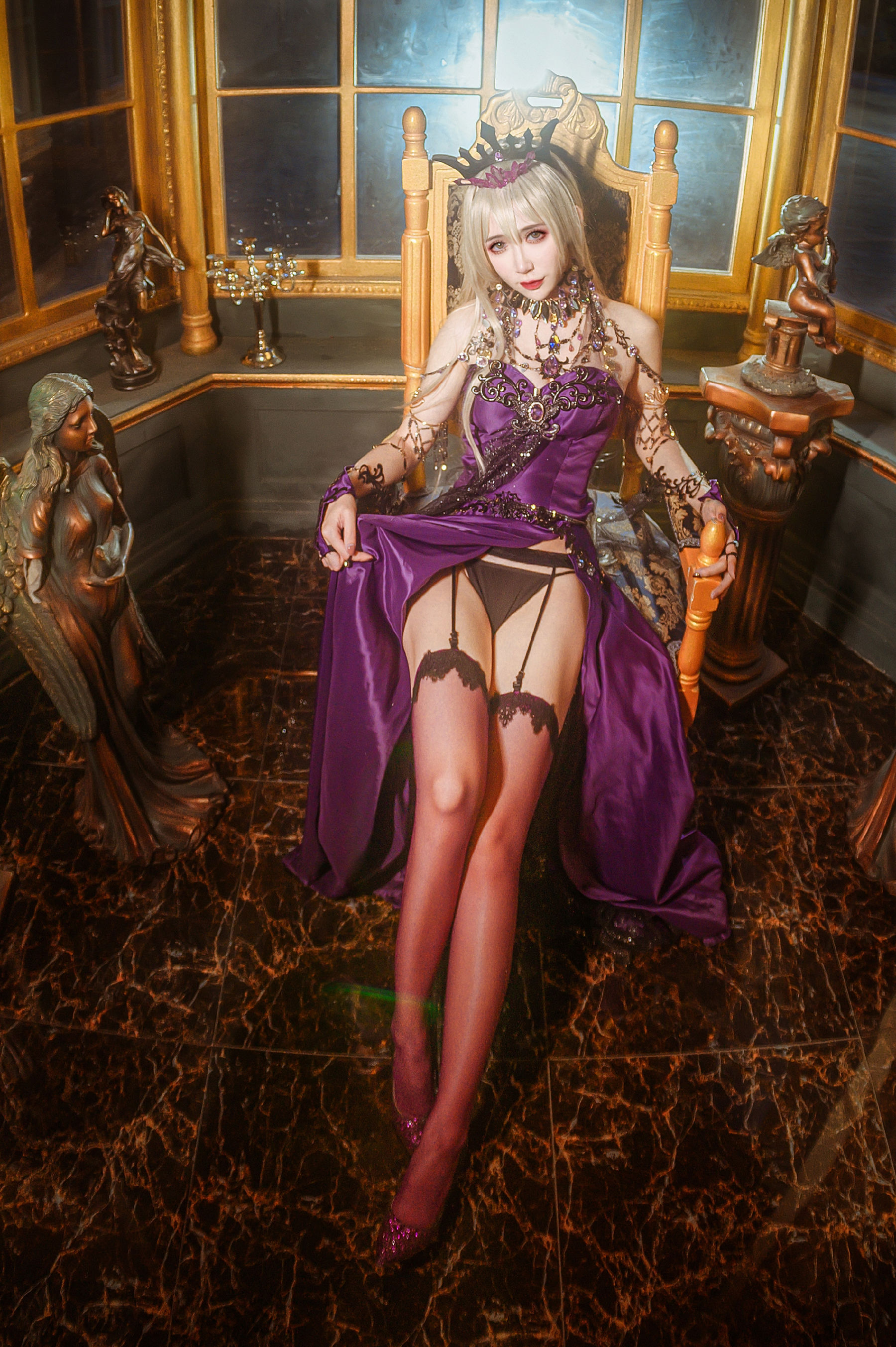  动漫博主阮邑_Fairy - 黑枪呆礼服 第12张