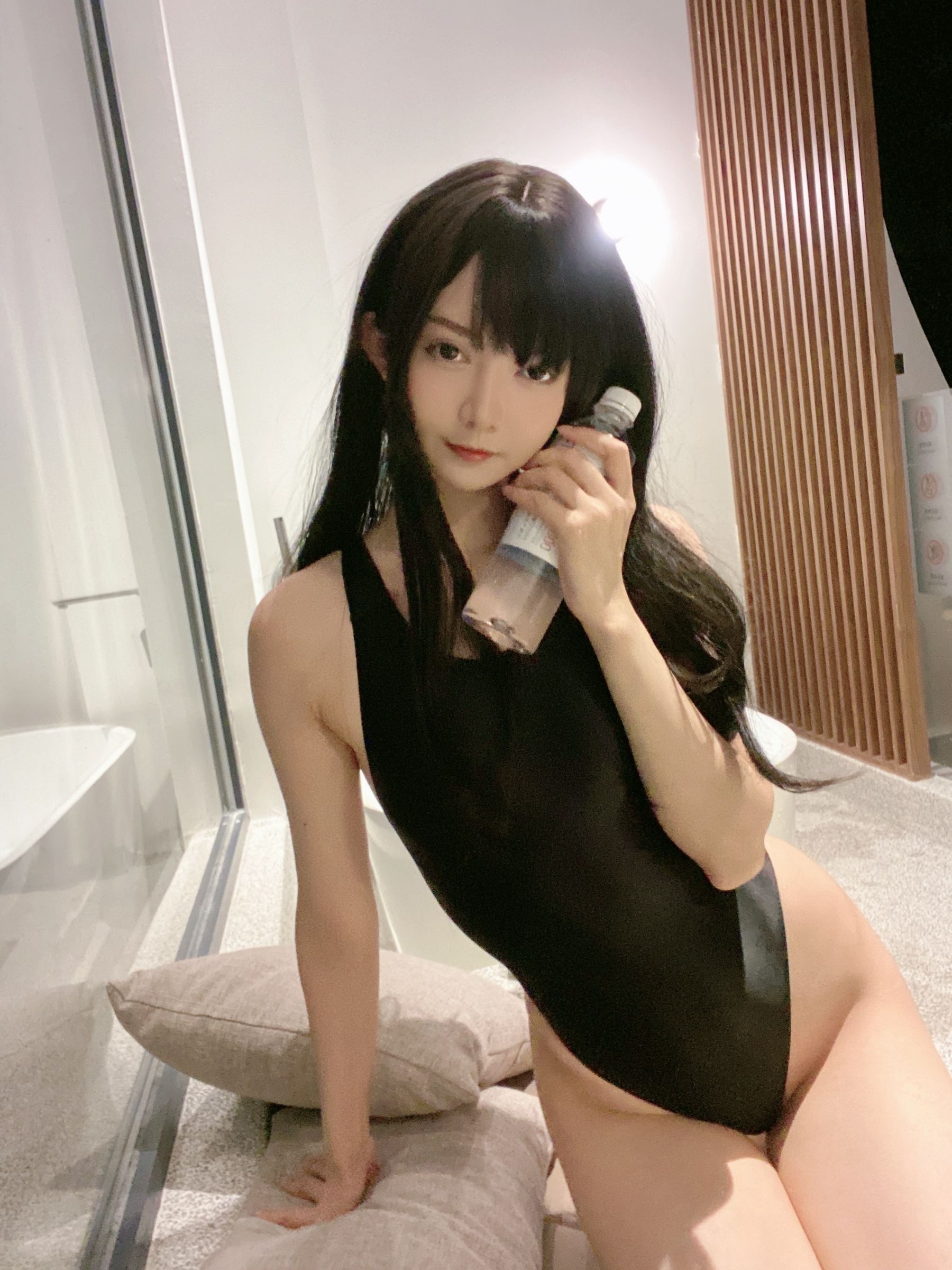  51酱 - 黑红泳装 第40张