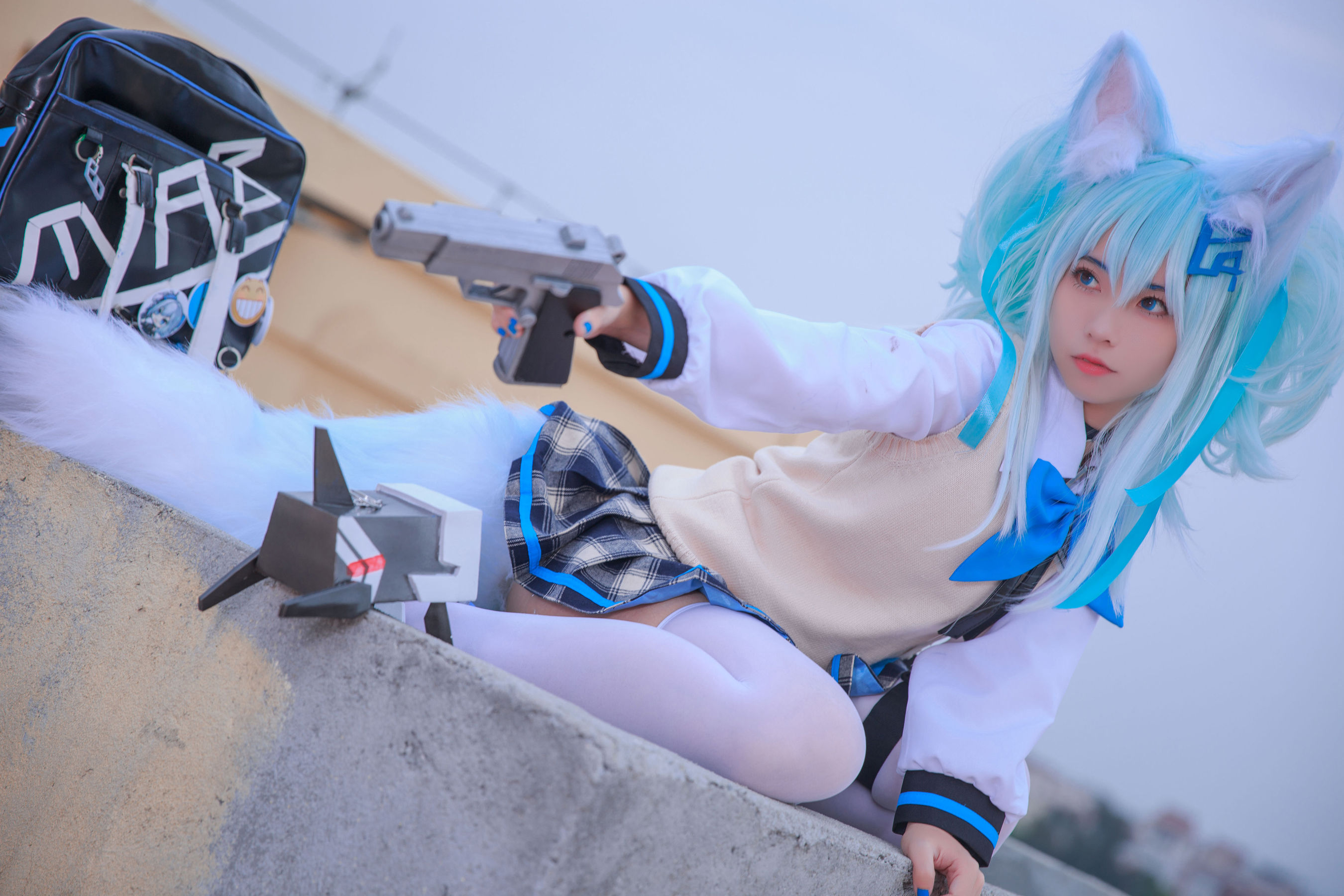  动漫博主G44不会受伤 - 少女前线 PA15校服 第21张