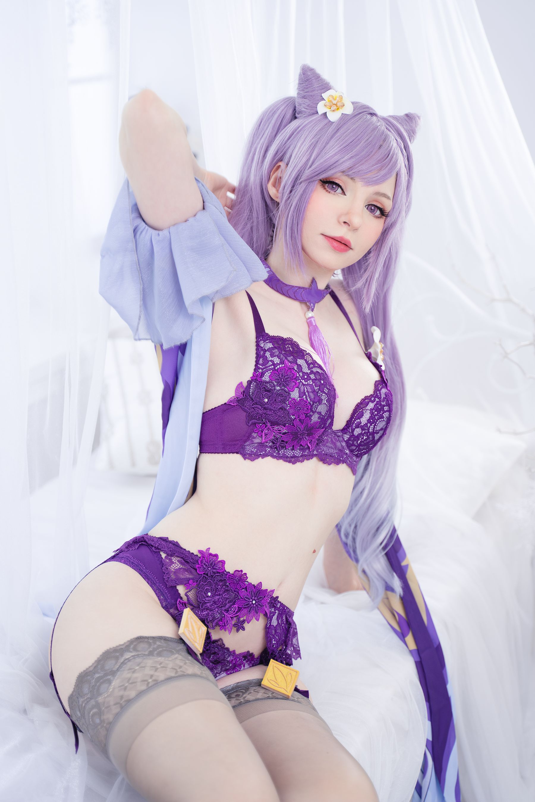  Peach milky - Keqing Genshin Impact 第54张