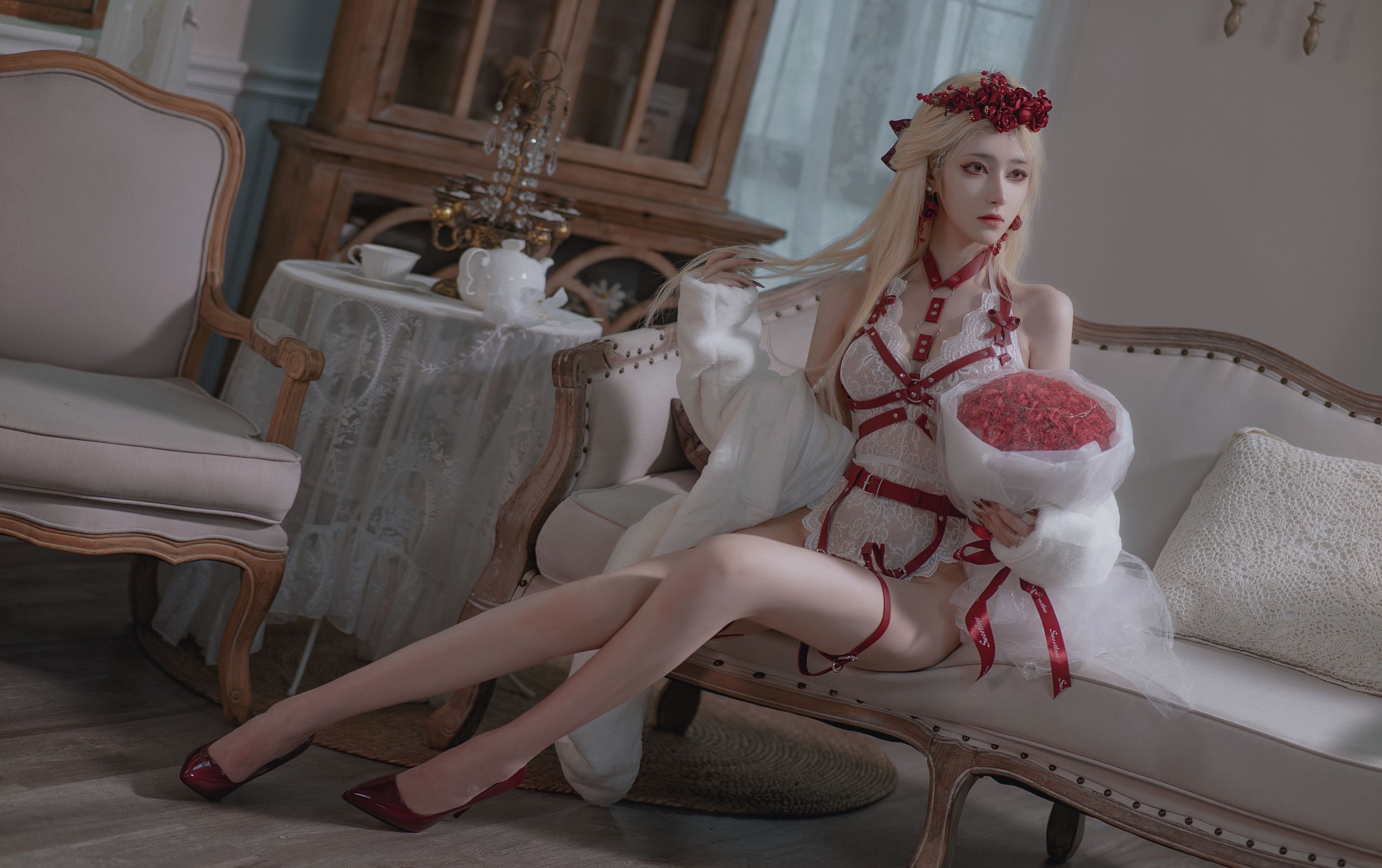  动漫博主南桃Momoko - 玫瑰 第24张