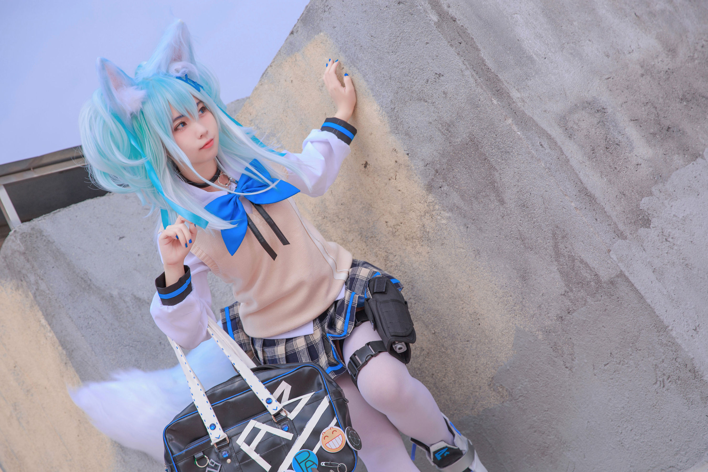  动漫博主G44不会受伤 - 少女前线 PA15校服 第30张