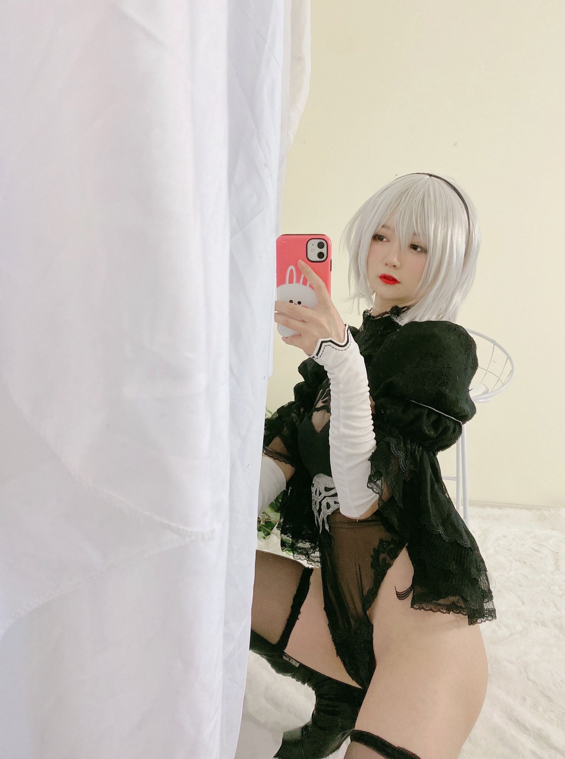  51酱 - 2B黑婚纱 第51张