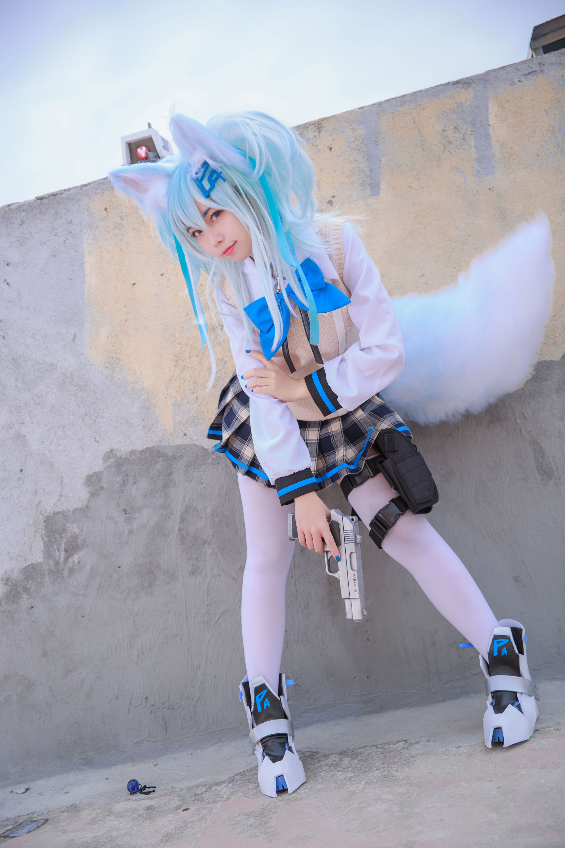  动漫博主G44不会受伤 - 少女前线 PA15校服 第28张