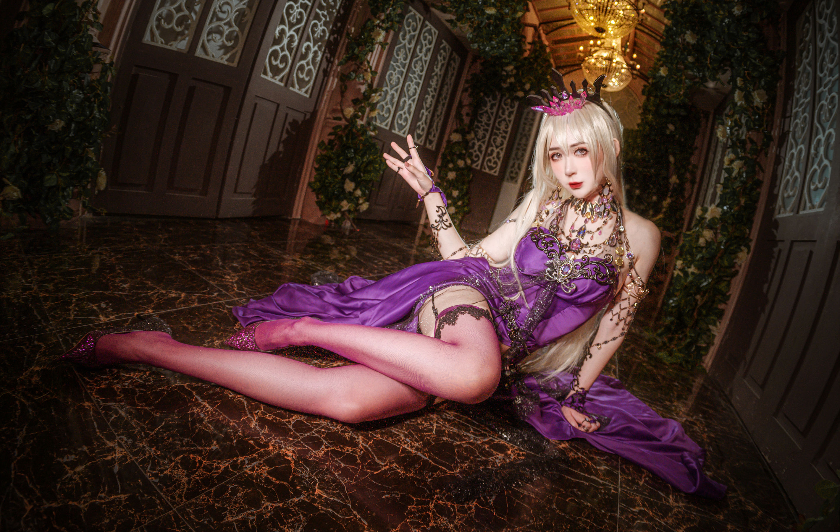  动漫博主阮邑_Fairy - 黑枪呆礼服 第3张