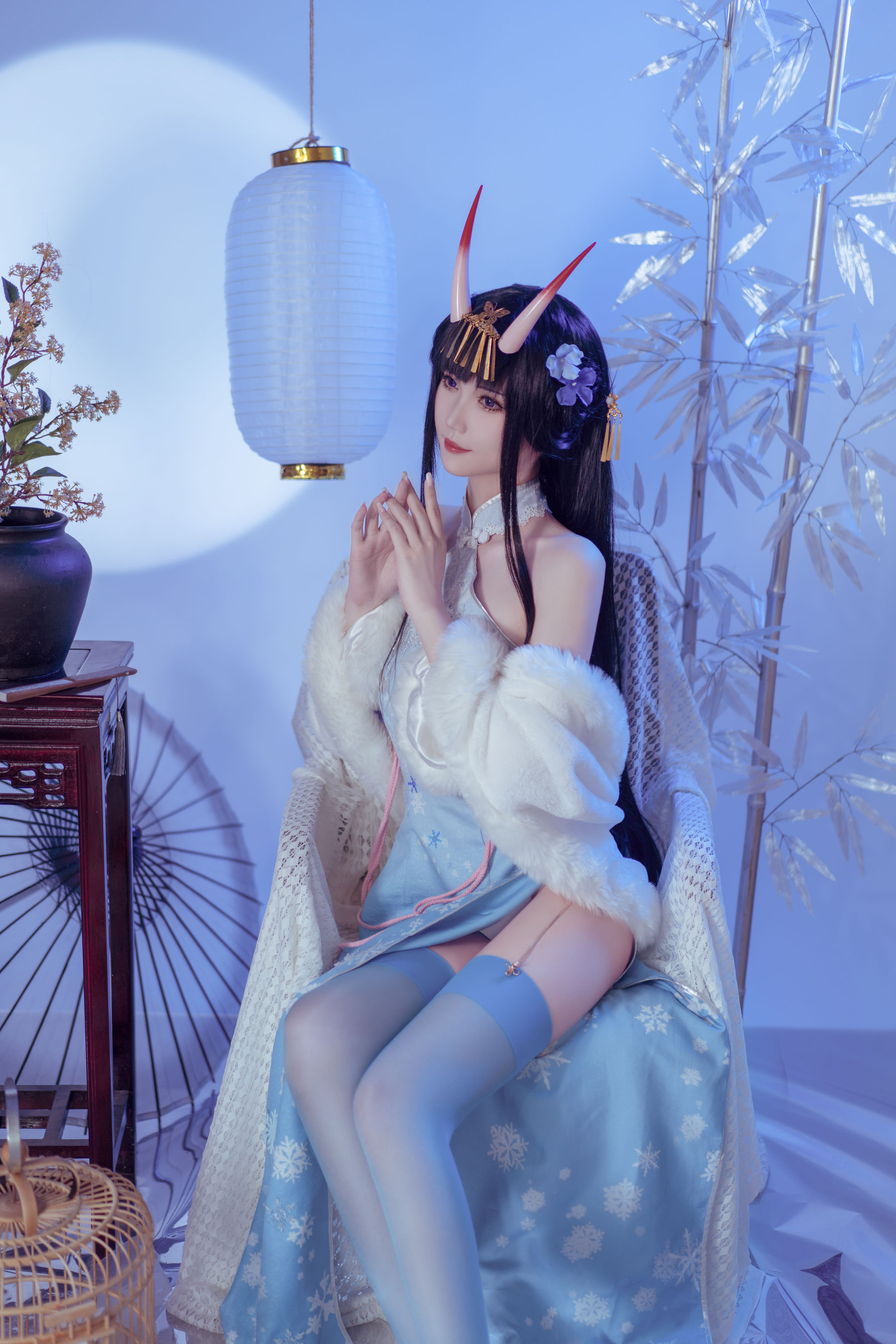 [网红COS] 花兮_honoka - 能代 冬雪沁香