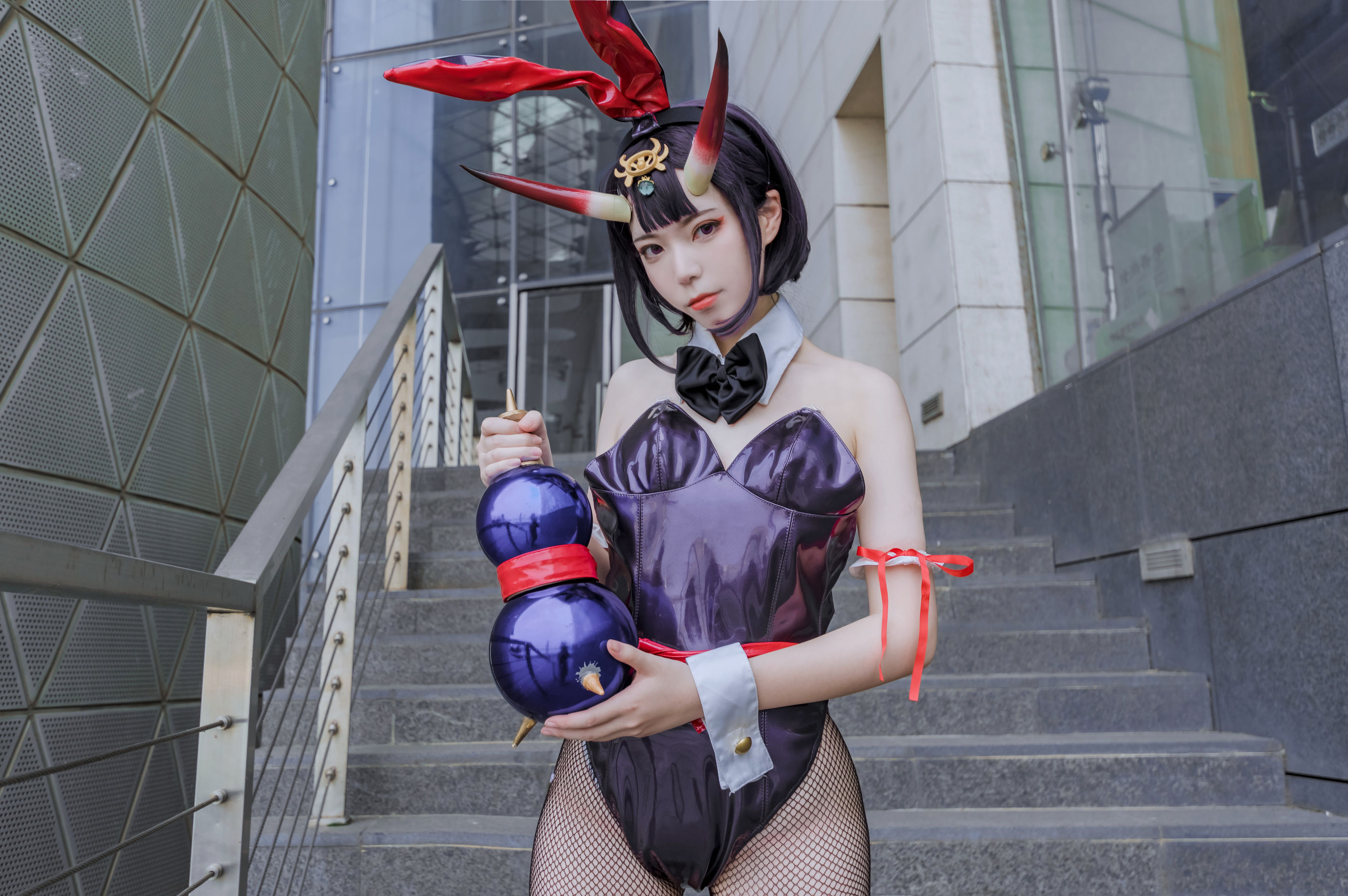 [福利COS] 可爱妹子Fushii_海堂 - 酒吞兔女郎