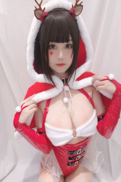 [Cosplay写真] 萌系小姐姐蜜汁猫裘 - 圣诞自拍